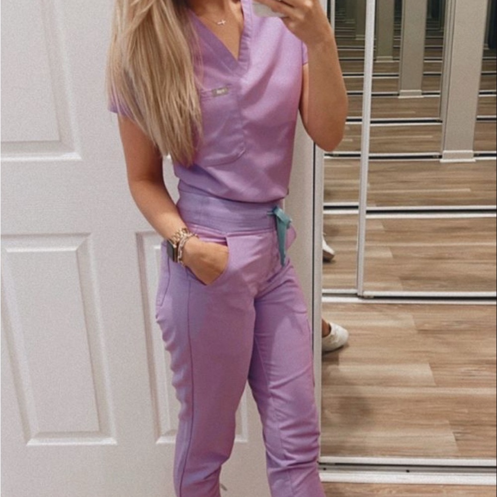 Lilac Dawn Scrub Set
